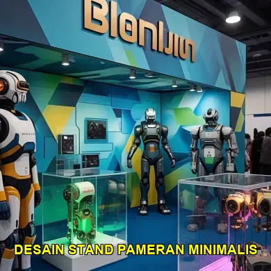 Desain Stand Pameran Minimalis